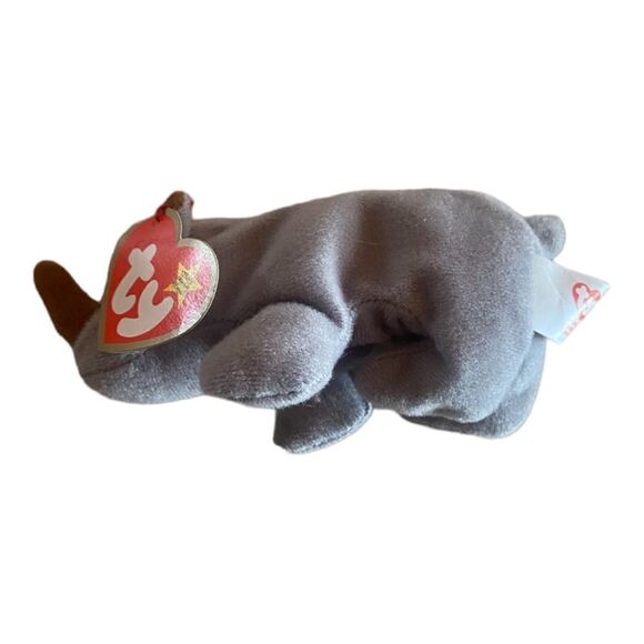 Teenie Beanie Babies Spike the Rhinoceros - Picture 1 of 4